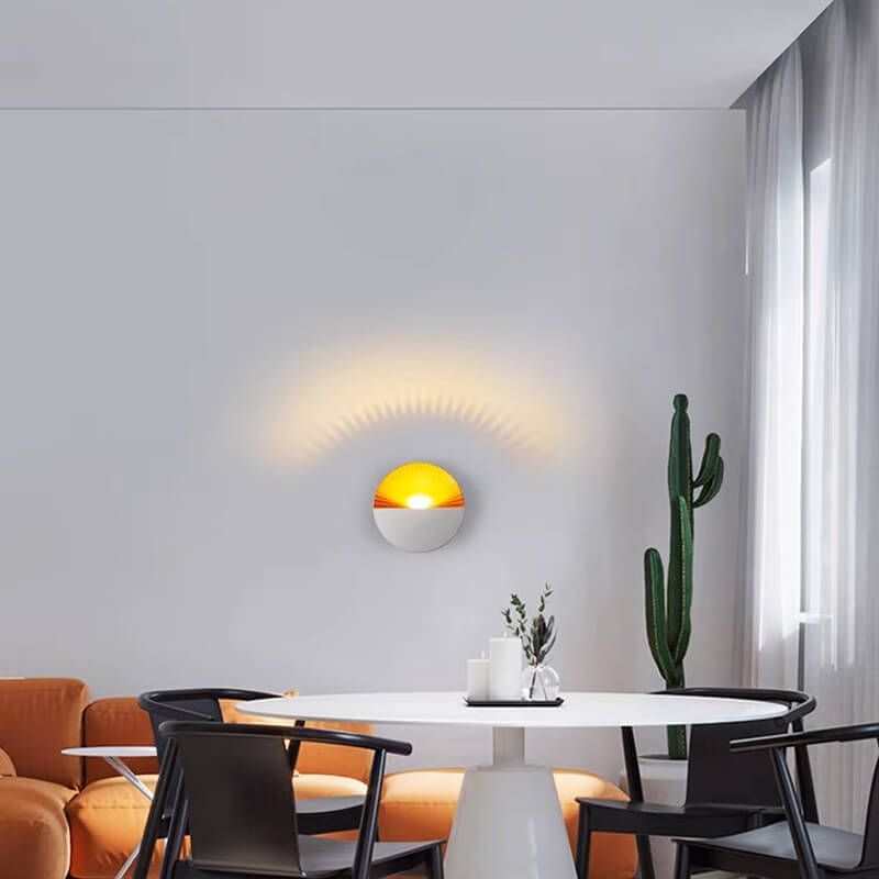 Zeitgenössische kreative Aluminium-Schirm-LED-Wandleuchte für die Küche 