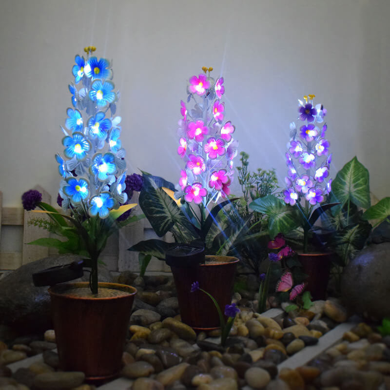 محاكاة شمسية نبات مزروع في أصيص ضوء LED للحديقة والمناظر الطبيعية 