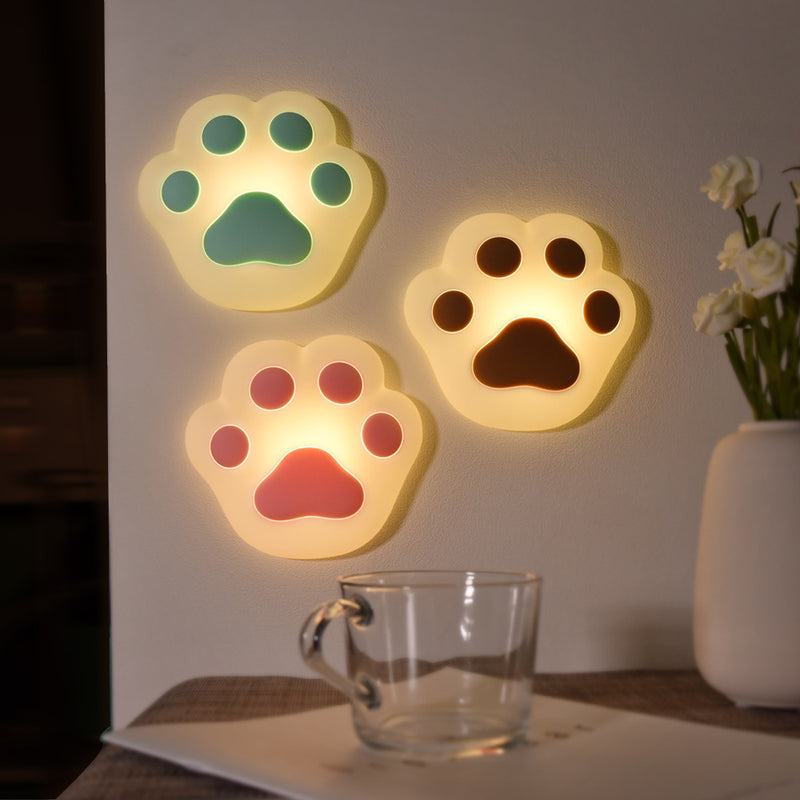 Kreative süße Katze Klaue Silikon USB LED Nachtlicht Tischlampe