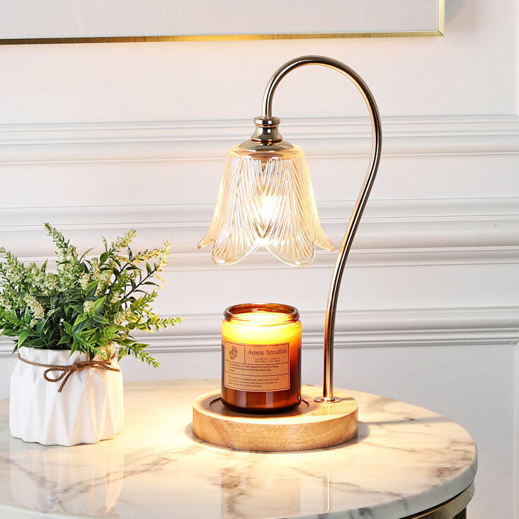 Lampe de table Nordic Light Luxury Log Marble 1-Light Melting Wax 