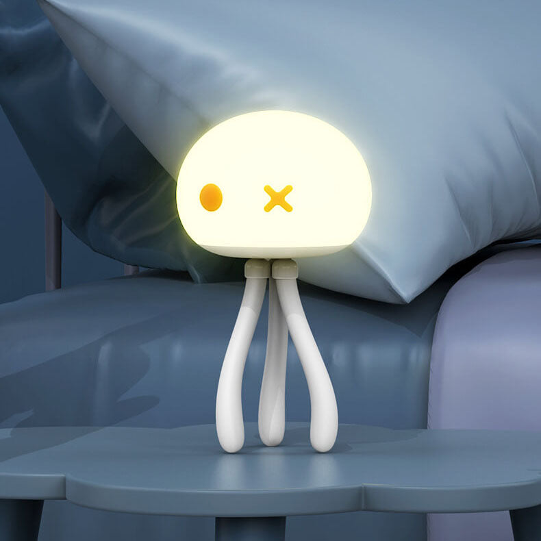 Lámpara de Mesa LED de Medusa Creativa de Silicona 