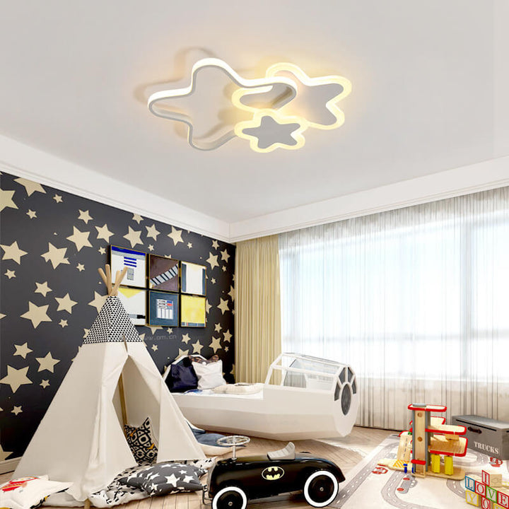 Nordische Cartoon-Sternform LED-Deckenleuchte 