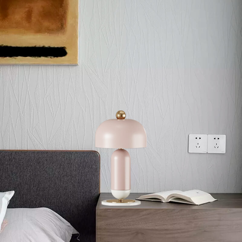 Lampe de table à 2 lumières avec matériel minimaliste nordique 