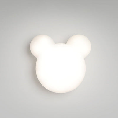 Cartoon minimalistische LED-Wandleuchte in Bärenform 