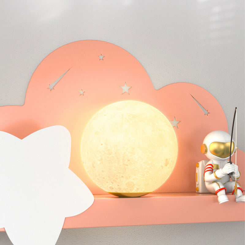 Childlike Creative Moon Astronaut Design LED Wall Sconce Lamp