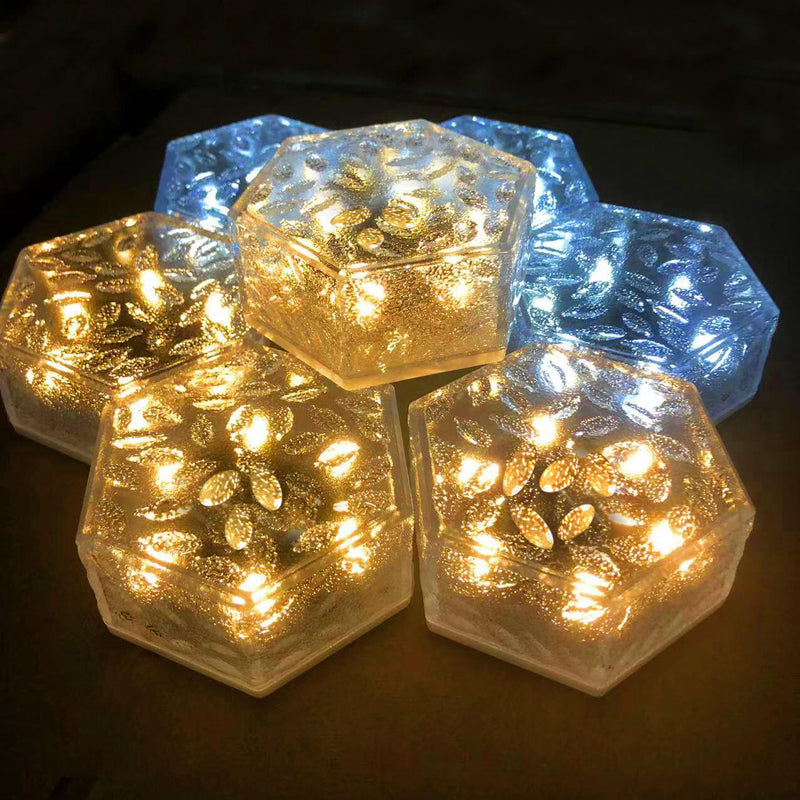 Solar-LED-Eis-Ziegellicht-Rasen-dekoratives Gartenlicht 