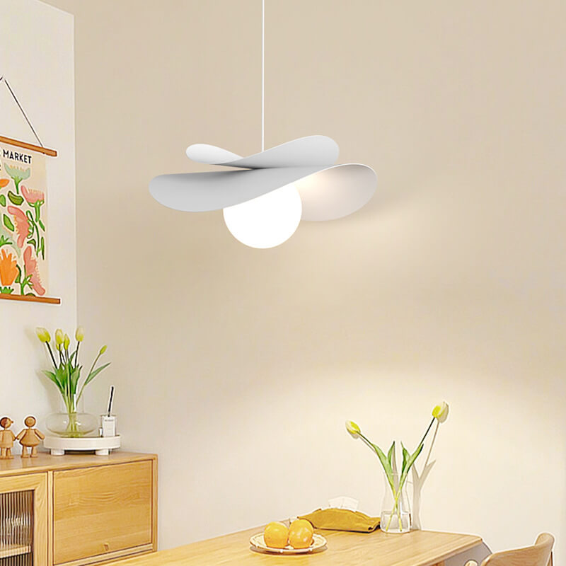 Modern Simple Straw Hat 1-Light Pendant Light
