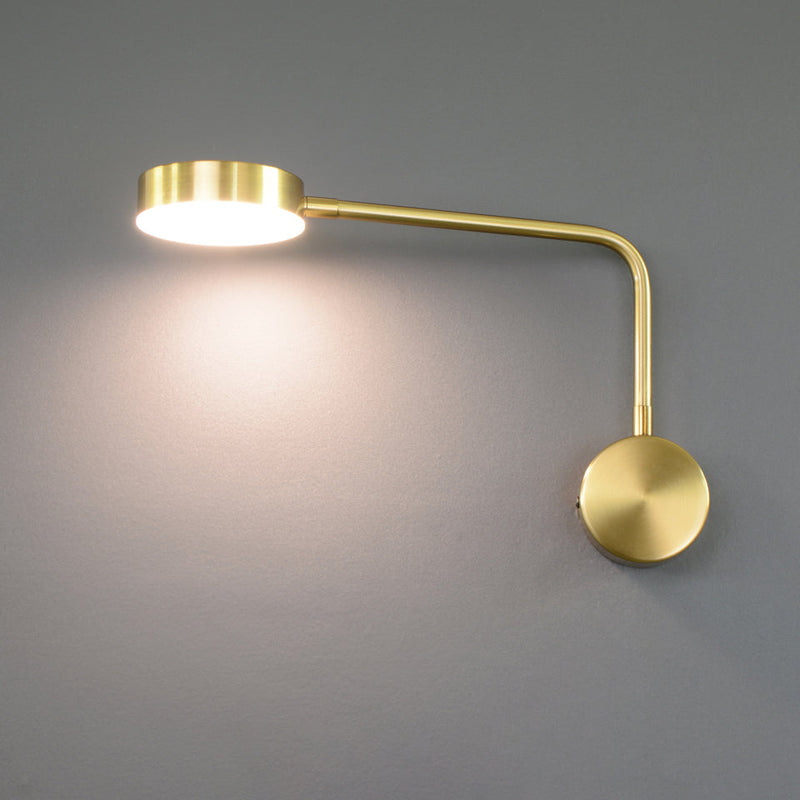 Modern Minimalist Solid Color with Switch Rotatable LED Wall Sconce Lamp