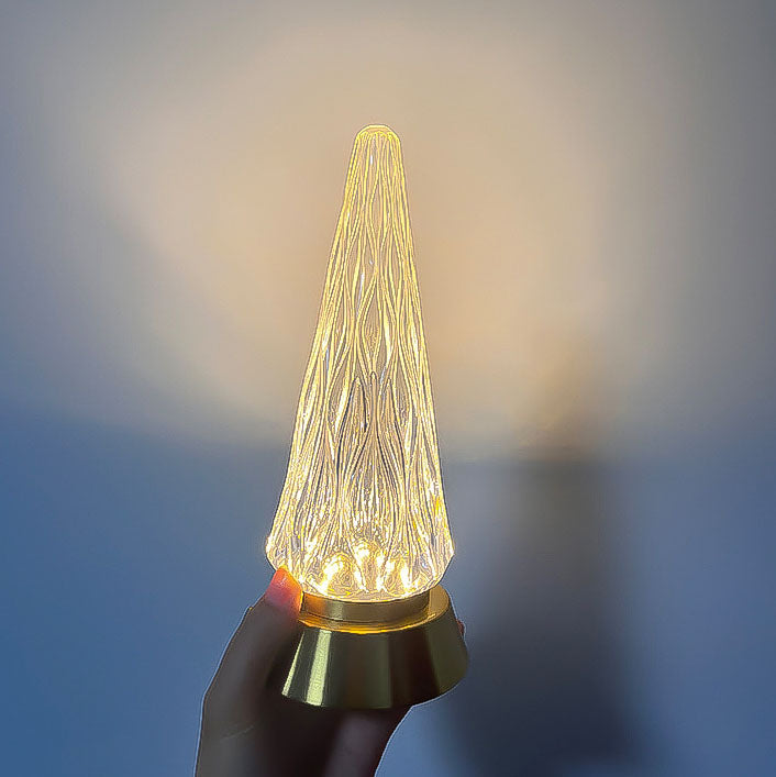 Creative Simplicity Christmas Acrylbaum LED-Nachtlicht-Tischlampe 