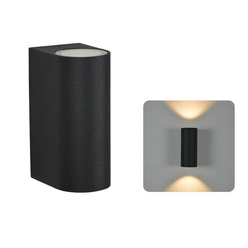 Applique murale LED à Double tête en aluminium, couleur unie, moderne, étanche, pour l&
