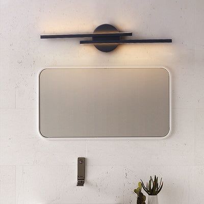 Modern Light Luxury Bar Iron Acrylic LED Vanity Light Wall Sconce Lamp