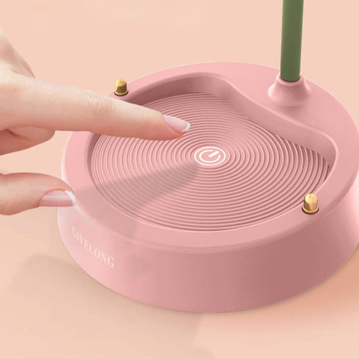 Lampe de table LED avec design créatif de fleur et d&