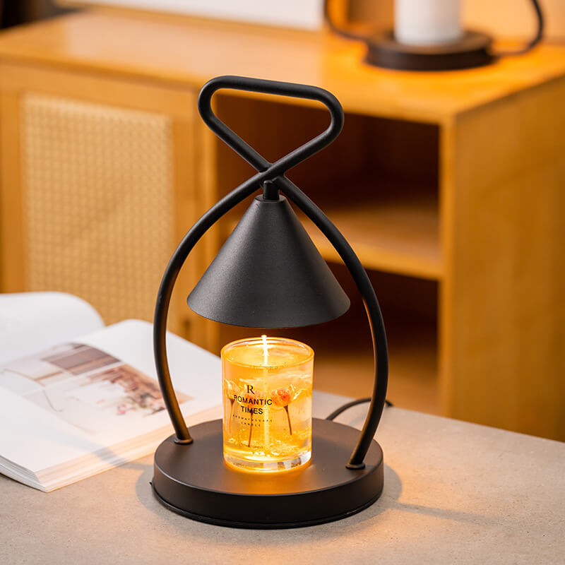 Lampe de Table Nordic Creative Geometric Iron 1 Lumière Cire Fondue 