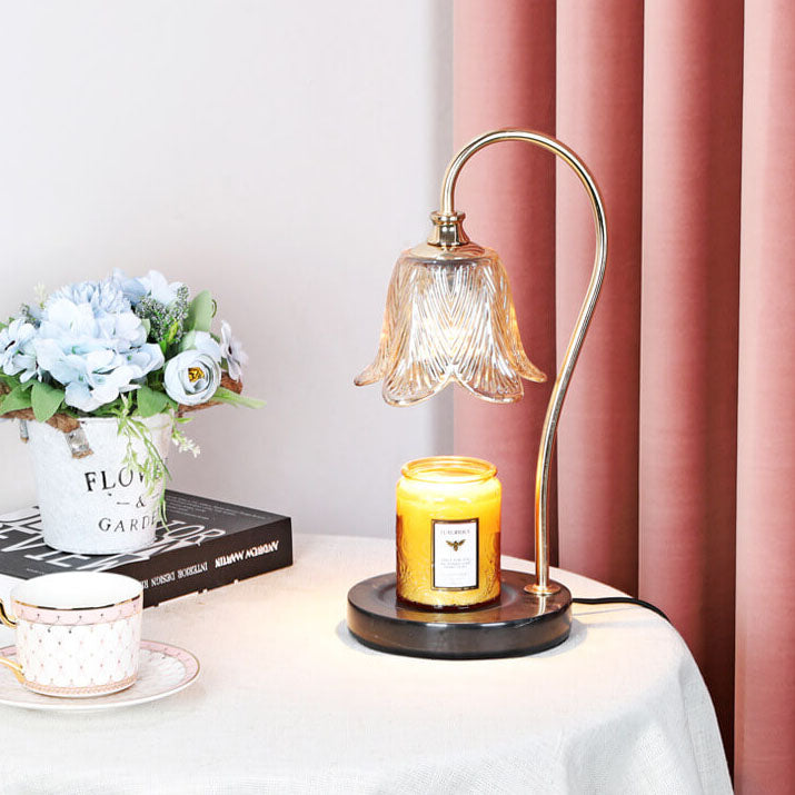 Lampe de table Nordic Light Luxury Log Marble 1-Light Melting Wax 