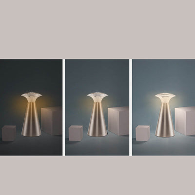 Modern Creative Mushroom USB Rechargeable Dimmable Touch LED Decorative Table Lamp