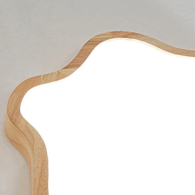 ضوء السقف المثبت بشكل مسطح LED الأكريليك مع تصميم السحب الياباني البسيط 