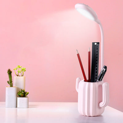 Creative Foldable Cactus Design LED Eye Protection Desk Lamp