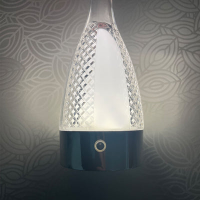 Weinflasche LED Touch Stufenlos dimmbare dekorative Nachtlicht-Tischlampe 