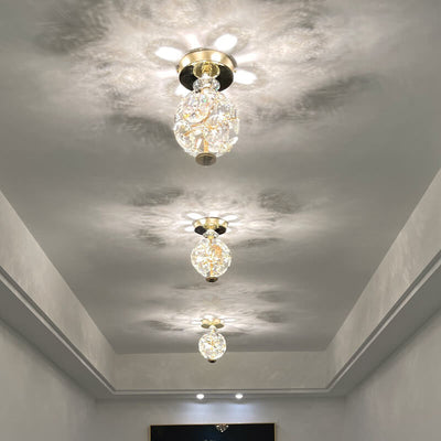 Einfache moderne Kristallkugel LED-Deckenleuchte 