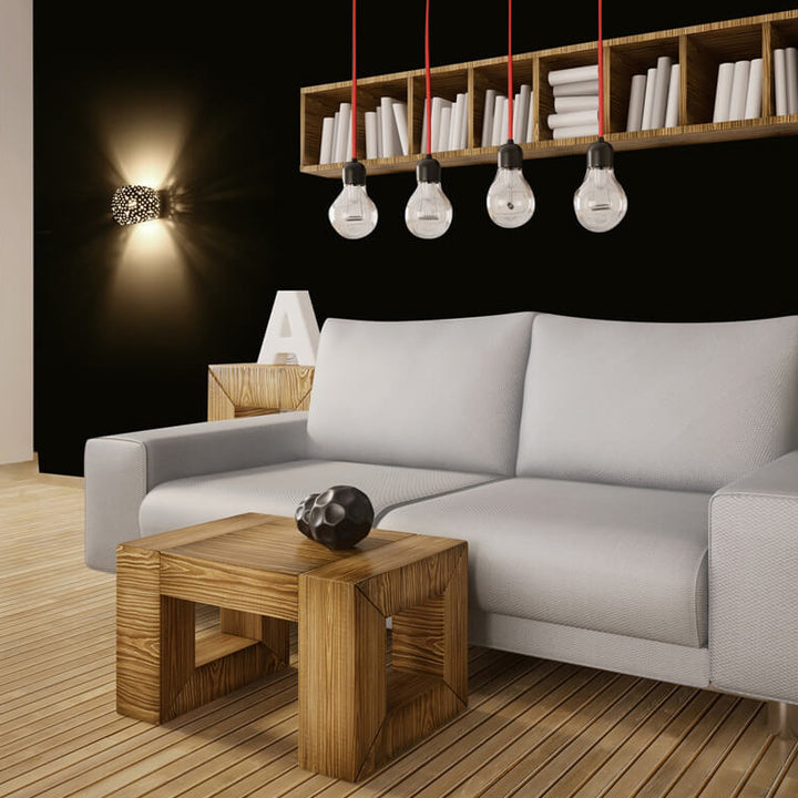 Applique murale moderne minimaliste en plâtre creux à 1 lumière 