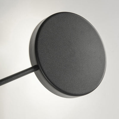 Moderne Mid-Century Eisen Dreieck Rahmen Acryl Disc LED Wand Leuchte Lampe Für Schlafzimmer 