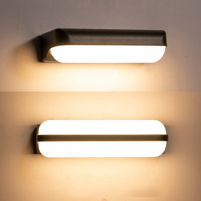 Applique murale ovale rétro européenne en aluminium moulé sous pression, 1/2 lumières, pour intérieur et extérieur, étanche, pour Patio 