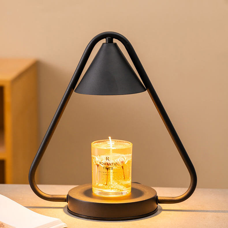 Lampe de Table Nordic Creative Geometric Iron 1 Lumière Cire Fondue 