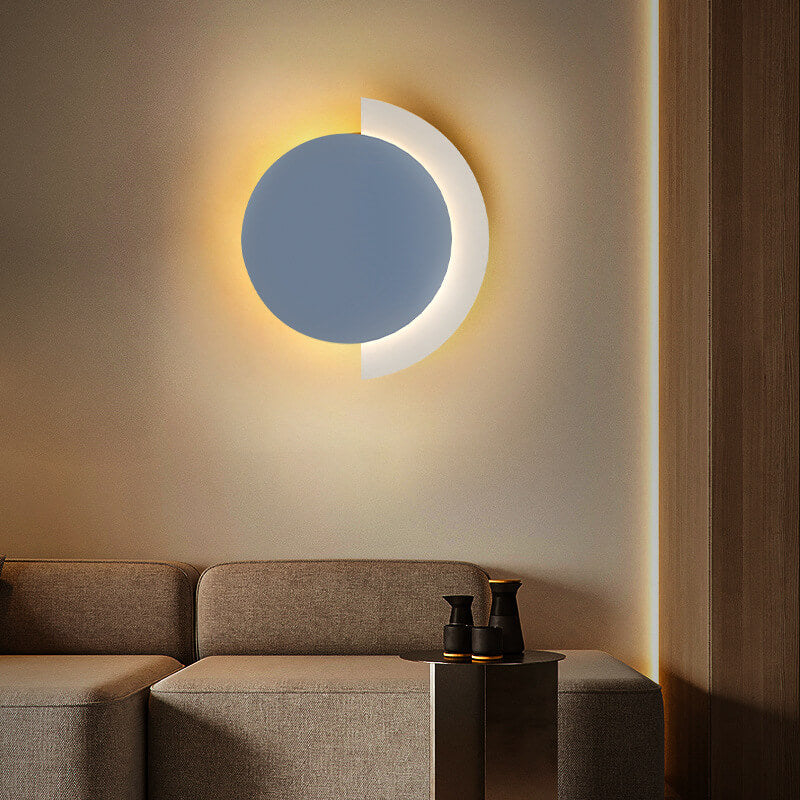 Minimalist Creative Round Acrylic LED Wall Sconce Lamp