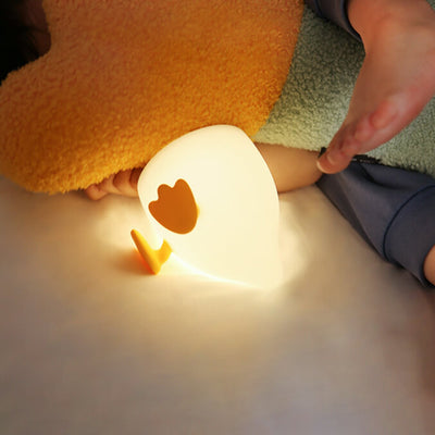 Creative Duck Silikon Pat Pat USB LED Nachtlicht Tischlampe 