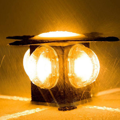 Modern Outdoor Cross Star Aluminum Glass Waterproof LED Wall Sconce Lamp