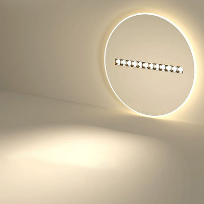 Moderne einfache flache runde Scheinwerfer LED-Deckenleuchte für bündige Montage 