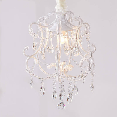 Nordic Light Luxury Arc Crystal Glass 1-Light Pendant Light