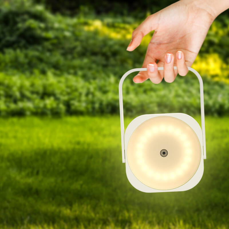 Luz de noche decorativa recargable por USB colgante, giratoria y plegable creativa 