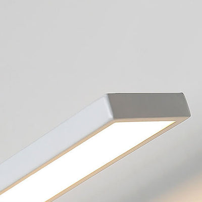 Moderne, minimalistische, einfarbige LED-Wandleuchte