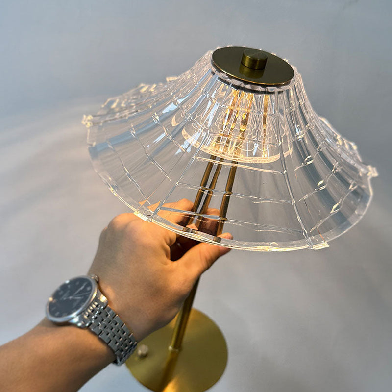 Nordic Light Luxus-Pavillon-Form-Acryl-LED-Tischlampe