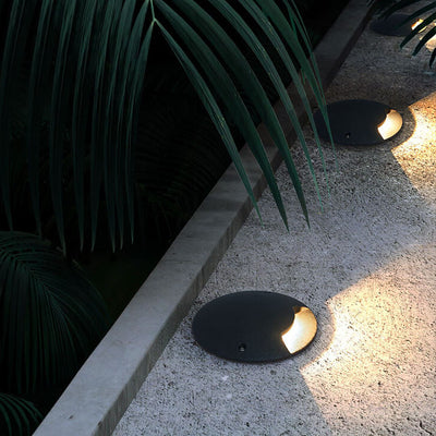 Luz de paisaje insertable en el suelo LED impermeable minimalista moderna 