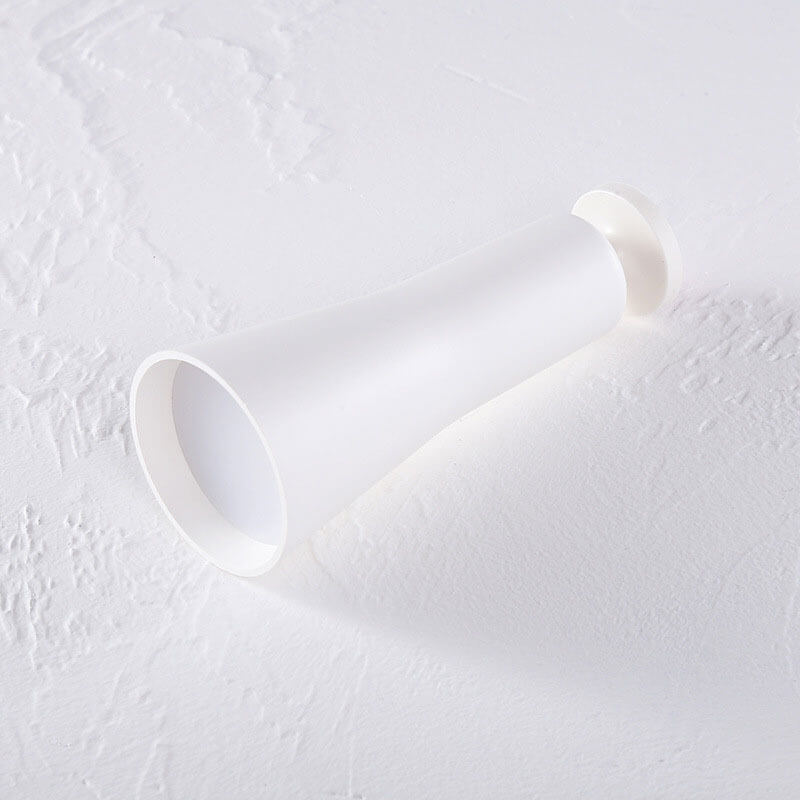 Modern Minimalist ABS Iron Cone White USB Charging Eye Protection LED Desk Lamp For Bedroom