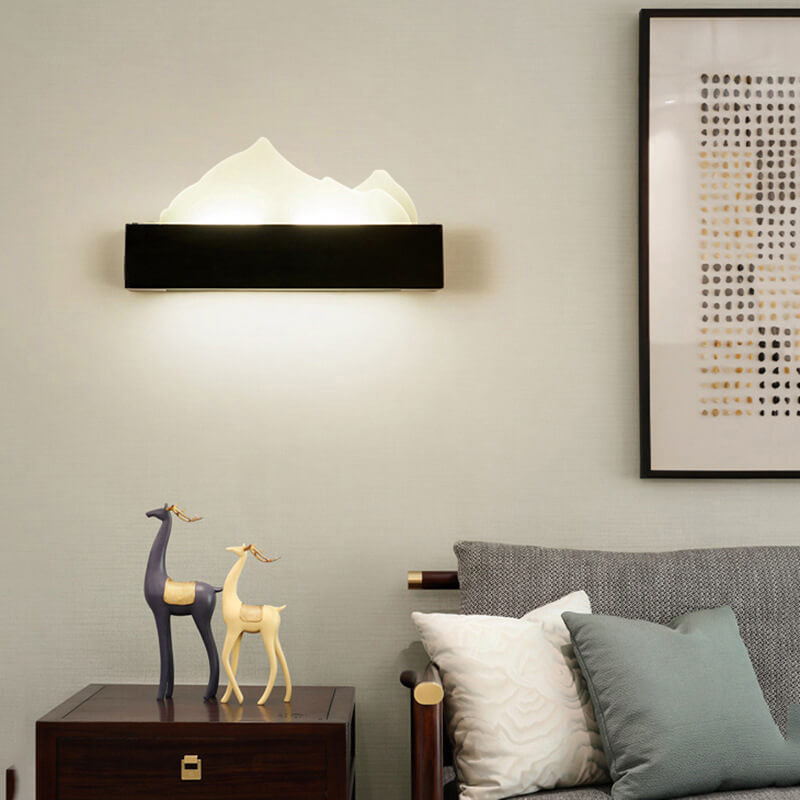 Creative Acrylic Chinese Iceberg Design LED Wall Sconce Lamp