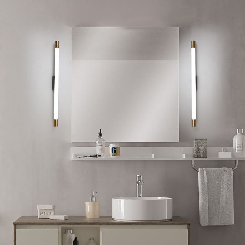 مصباح حائطي LED أنيق بأنبوب رفيع من الألومنيوم والبولي كربونات بأسلوب عصري بسيط لغرفة المعيشة 