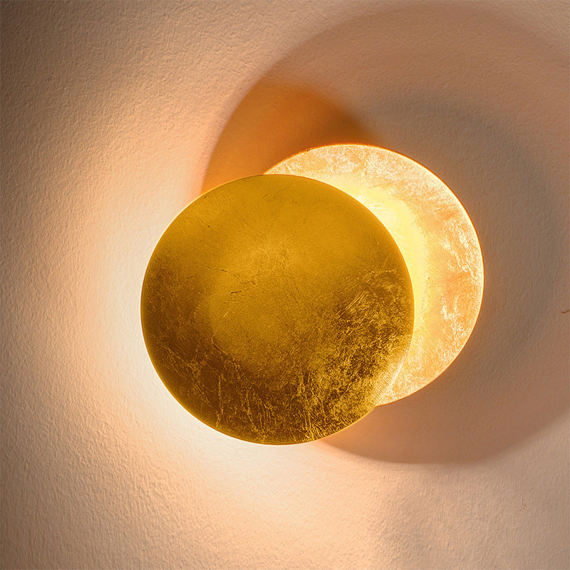 Nordic Creative Moon Eclipse Alloy LED Wall Sconce Lamp