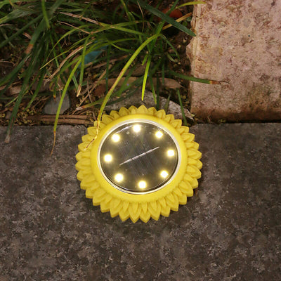 Flower Waterproof Solar Outdoor Lawn LED Garden Ground Insert Landscape Light