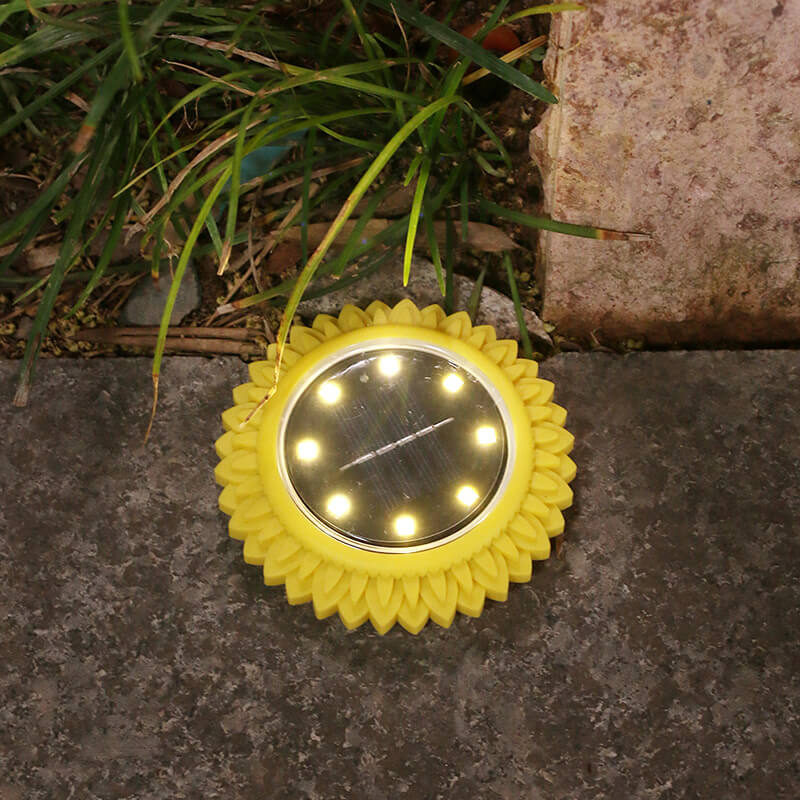 Flower Waterproof Solar Outdoor Lawn LED Garden Ground Insert Landscape Light