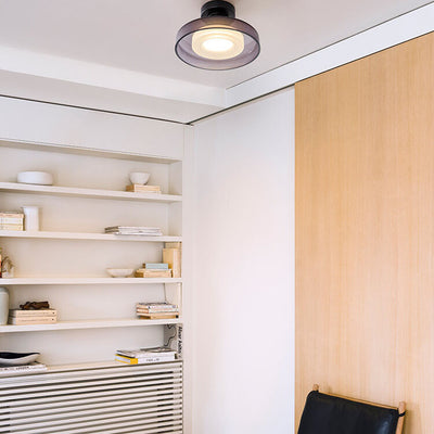 مصباح حائط LED زجاجي دائري بتصميم قديم من الشمال 