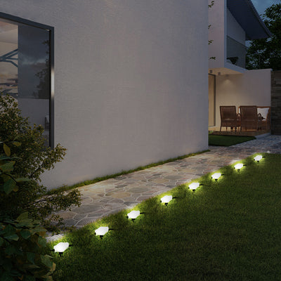 Solar String Lights App Bluetooth LED Wasserdichte Garten-Rasen-Lichterkette 