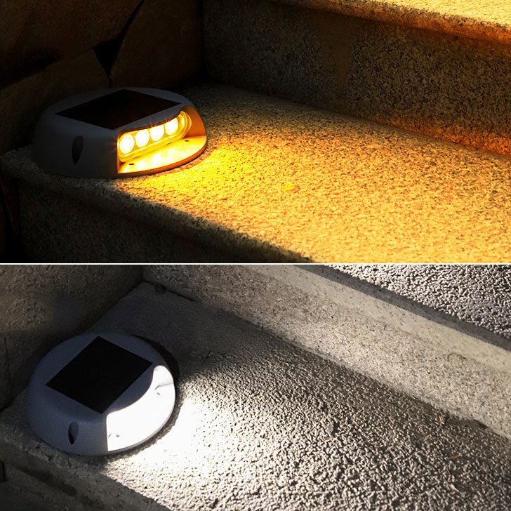 ضوء LED مدفون للممر الخارجي في الحديقة مقاوم للماء دائري حديث 