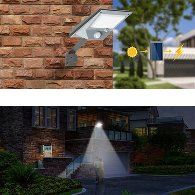 Solar Outdoor Human Sensor 18 LED Landscape Wall Sconce Lamp