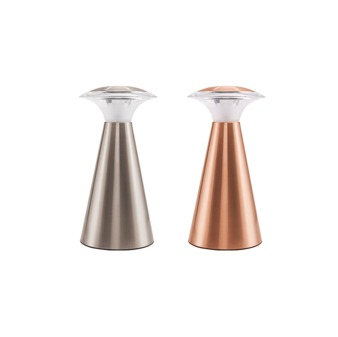 Lampe de table USB LED colonne acrylique champignon de luxe créatif 
