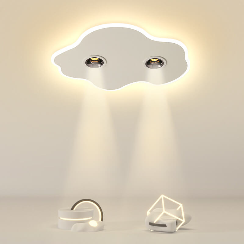 Nordic Minimalist Clouds Spotlights LED Kids Flush Mount Ceiling Light