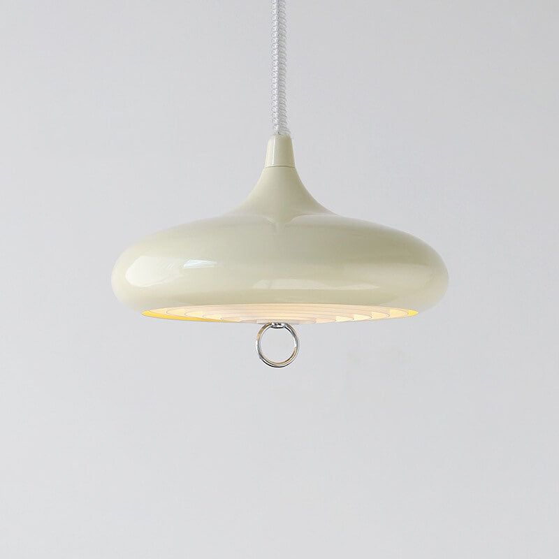 Moderner minimalistischer reiner weißer, höhenverstellbarer Eisen-Acryl-3-Licht-Kronleuchter 