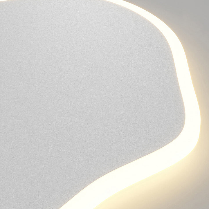 Lampe murale LED en forme créative moderne en fer et acrylique 